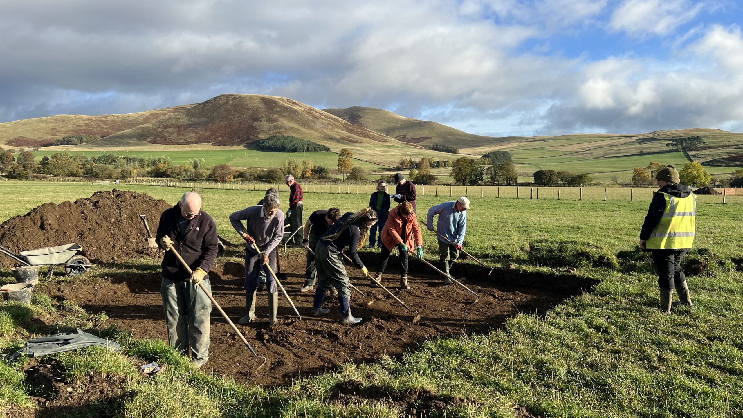 using the hoe trench 5