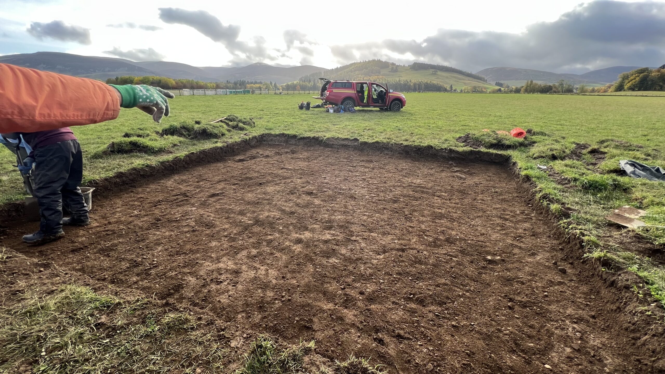 Trench 5 new beginnings THirlestane Barrows